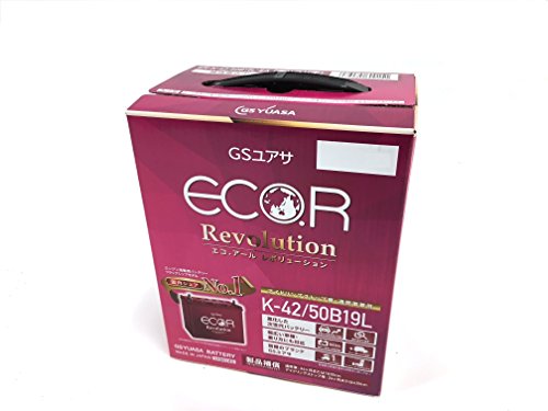GSユアサ ER K-42 / 50B19L ECO.R Revolution 国産車バッテリー アイドリングストップ車対応 GS YUASA ジーエスユアサ
